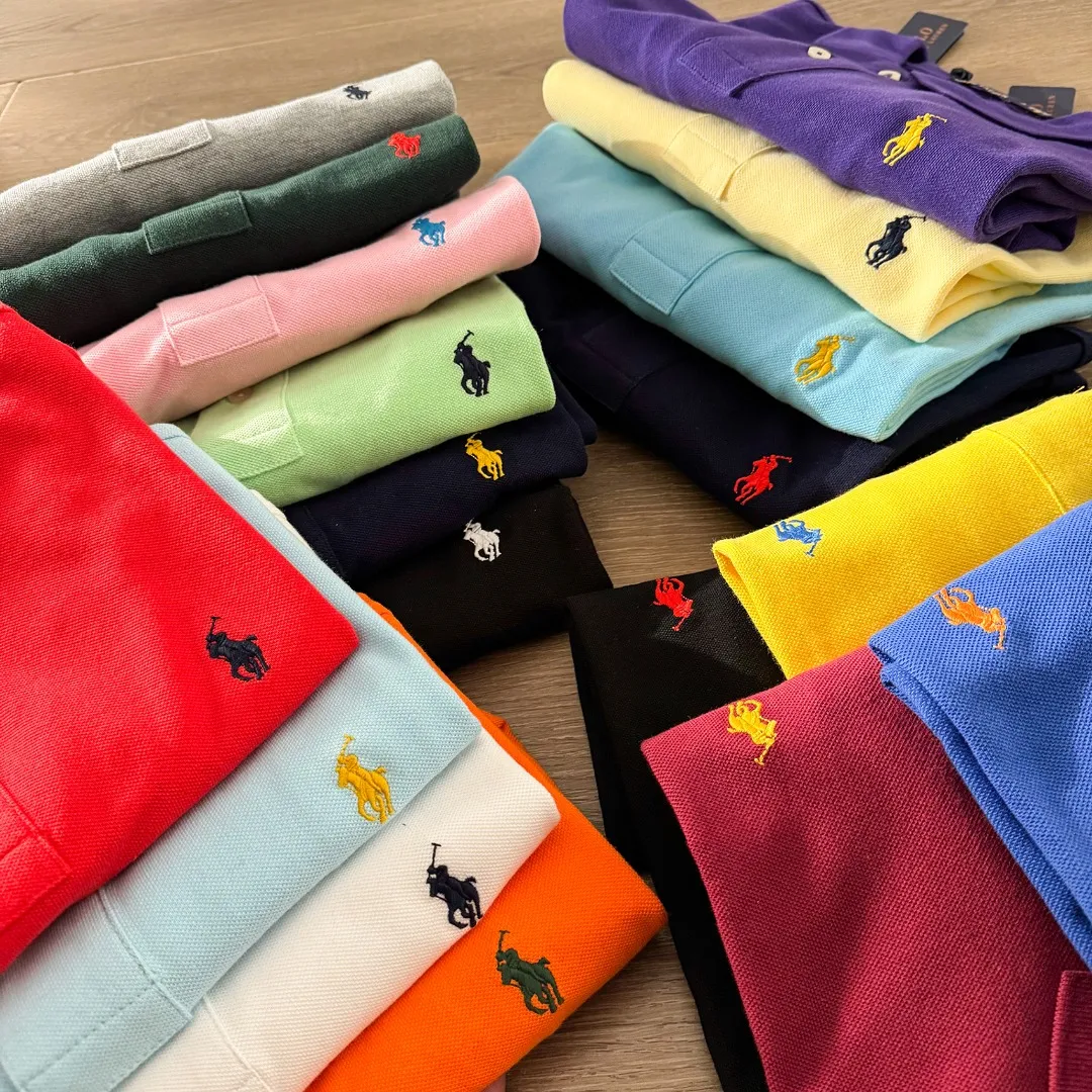 POLO Ralph Lauren/ Classic LOGO Polo ：Black 、Black 、Navy Blue 、Navy Blue 、White、Gray、Dark Green、 、Purple、Pink、 、Light Blue、 、 、 、 、 Red、Bright Red 【 】 Size：S-XXL